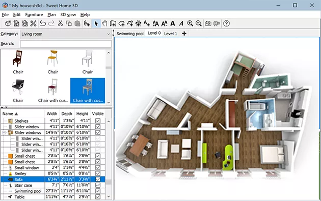 Где успешно применяется SketchUp